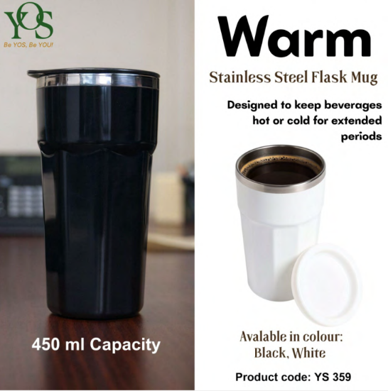 Warm - SS Flask Mug
