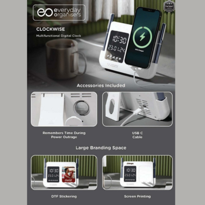 Multi-Functional Digital Clock and Organizer