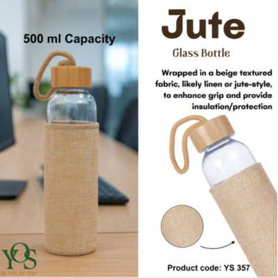 Jute - Glass Bottle