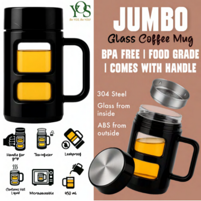 Jumbo - Glass Mug