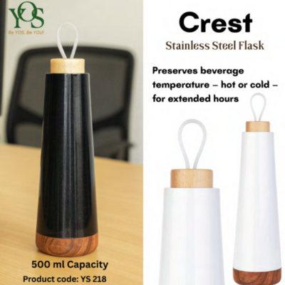Crest - SS Flask